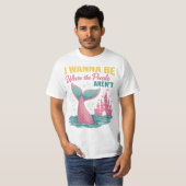 人混みが嫌いな人へ Tシャツ (正面フル)