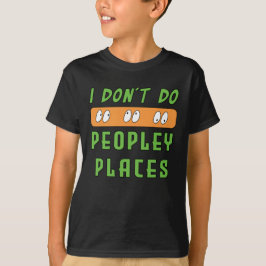 人混みは苦手です Tシャツ