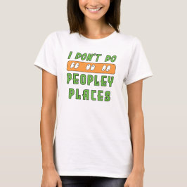 人混みは苦手なTシャツ Tシャツ