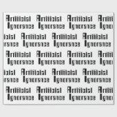 人為的無知 ラッピングペーパー (フラット)