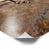 人物の鳩が描かれた歴史食べ物を与え的な街の壁 フォトプリント            (角)