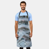 人物歩く内蔵 エプロン (着用した状態)