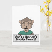 人狼のデザお気に入りのートはムーンパイ カード (黄色い花)