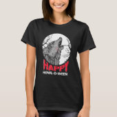 人狼のトリックや治療ハッピーハウル Tシャツ (正面)