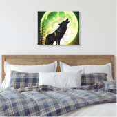 人狼の吠え声 キャンバスプリント (インサイチュ (寝室))