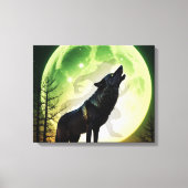 人狼の吠え声 キャンバスプリント (正面)