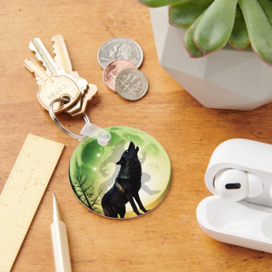 人狼の吠え声 キーホルダー (デスク)