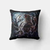 人狼の変化 クッション (裏面)