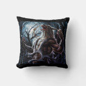 人狼の変化 クッション (正面)