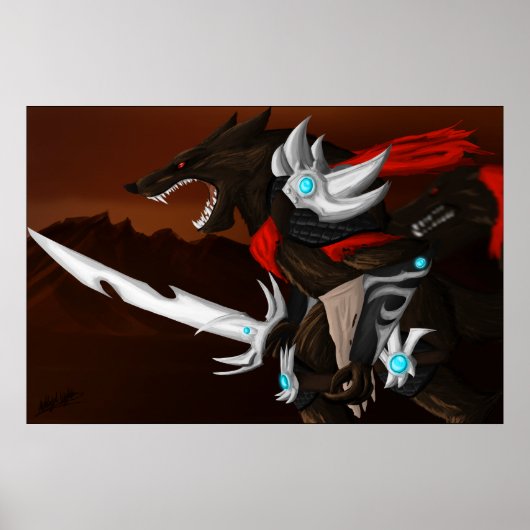 人狼の戦士のポスター ポスター (正面)