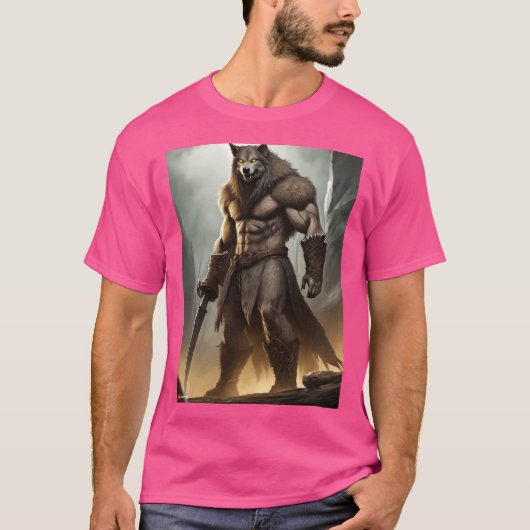 人狼の戦士 Tシャツ (正面)