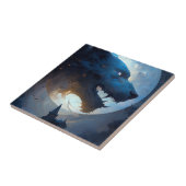 人狼の暗いファンタジー恐怖 タイル (側面)