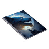 人狼の暗いファンタジー恐怖 ノートブック (右側)