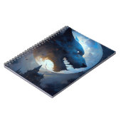 人狼の暗いファンタジー恐怖 ノートブック (左側)