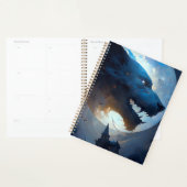 人狼の暗いファンタジー恐怖 プランナー手帳 (ディスプレー)