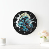 人狼の月 ラージ壁時計 (ホーム)