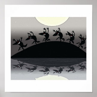 人狼の踊り ポスター