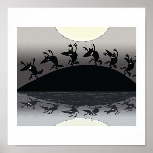 人狼の踊り ポスター (正面)