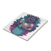 人狼アイスクリーム屋さん タイル (側面)