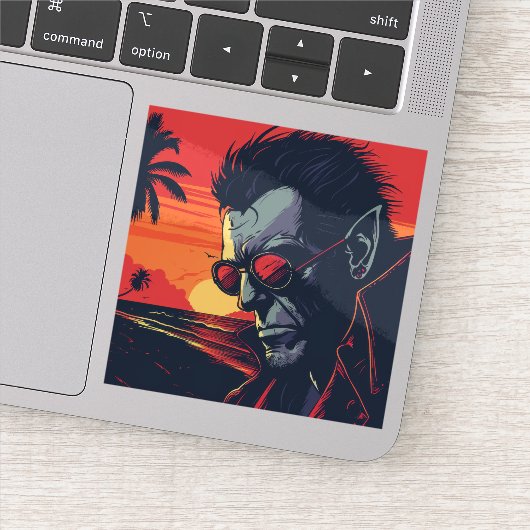 人狼クールレトロサンセット シール (詳細)