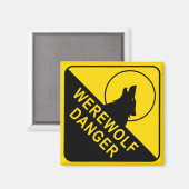 人狼スクエアマグネット マグネット (正面/裏面)