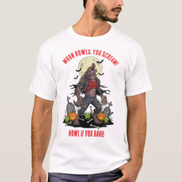 🐺 ♥️人狼ハロウィンホラーティー🎃 Tシャツ
