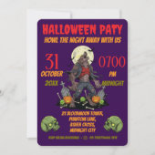 🎃人狼ハロウィーン招待状カード🐺 招待状 (正面)