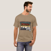 人狼年代記 レトロビデオゲーム 少女 Tシャツ (正面フル)