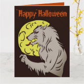 人狼満月 カード (黄色い花)