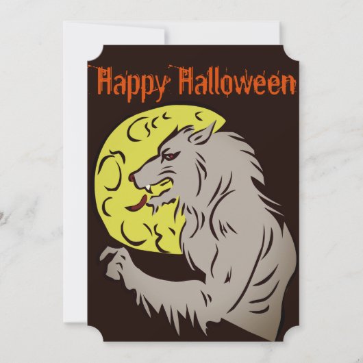 人狼満月 招待状 (正面)