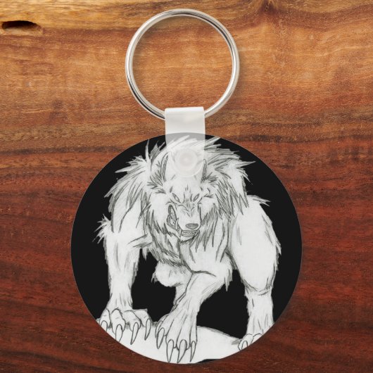 人狼 キーホルダー (正面)