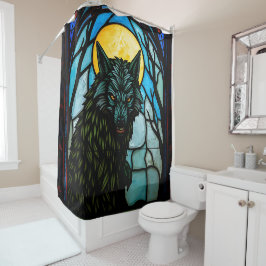 人狼 シャワーカーテン