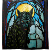 人狼 シャワーカーテン (正面)