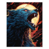 人狼 フォトプリント            (正面)