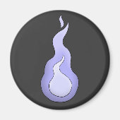 人玉炎日本の霊 マグネット (正面)