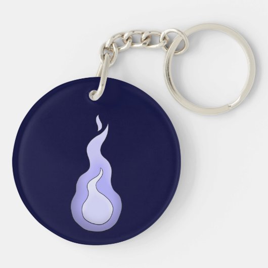 人玉炎 キーホルダー (裏面)