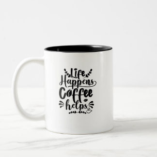 人生いろいろ コーヒー頼り マグカップ