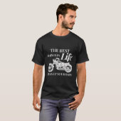 人生おもしろいの最高の混乱をオートバイ Tシャツ (正面フル)