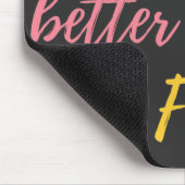 人生おもしろいはビーチサンダル夏のビーチ マウスパッド (コーナー)