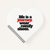 人生おもしろいは旅だ… ノートブック (正面)