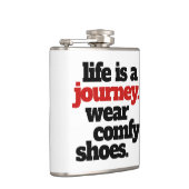 人生おもしろいは旅だ… フラスク (右)