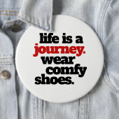 人生おもしろいは旅だ… 缶バッジ (インサイチュ)