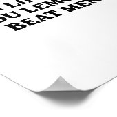 人生があなたにレモンをくれたら、男をぶん殴れ ポスター (角)