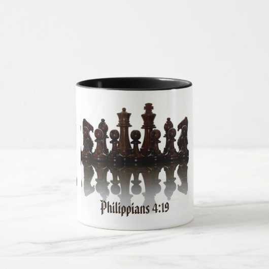 人生があなたを押しつぶそうとする時 – トーンのマグ マグカップ (中央)