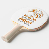 人生がぼやけた時に、あなたの焦点トートバッグを調整する 卓球ラケット (正面アングル)