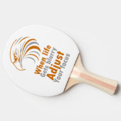 人生がぼやけた時に、あなたの焦点トートバッグを調整する 卓球ラケット (横)