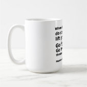 人生がストレスの多い時 コーヒーマグカップ (左)