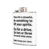 人生がストレスの多い時 フラスク (左)