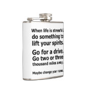 人生がストレスの多い時 フラスク (右)