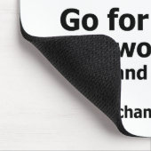 人生がストレスの多い時 マウスパッド (コーナー)